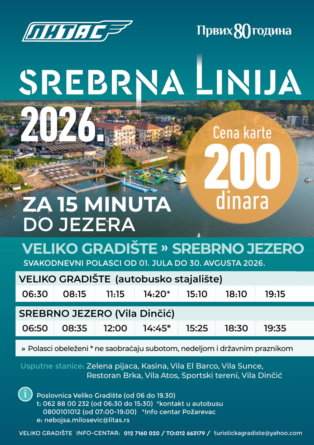 Plakat Srebrna Linija LITAS 2026
